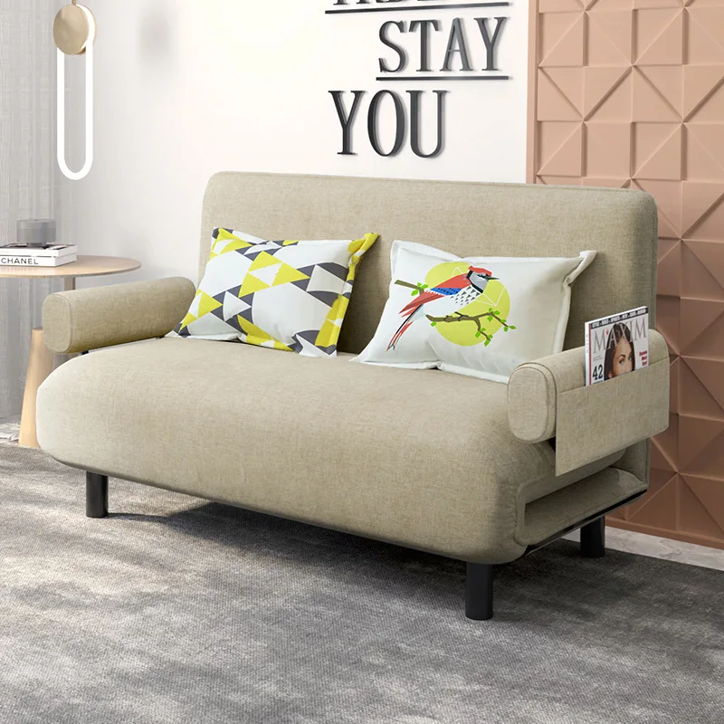 STG Office Furniture Foldable 1/2 /3Seat Sofa Bed for Home Office or Workshop for Living Room Bedroom Apartment Home Bar