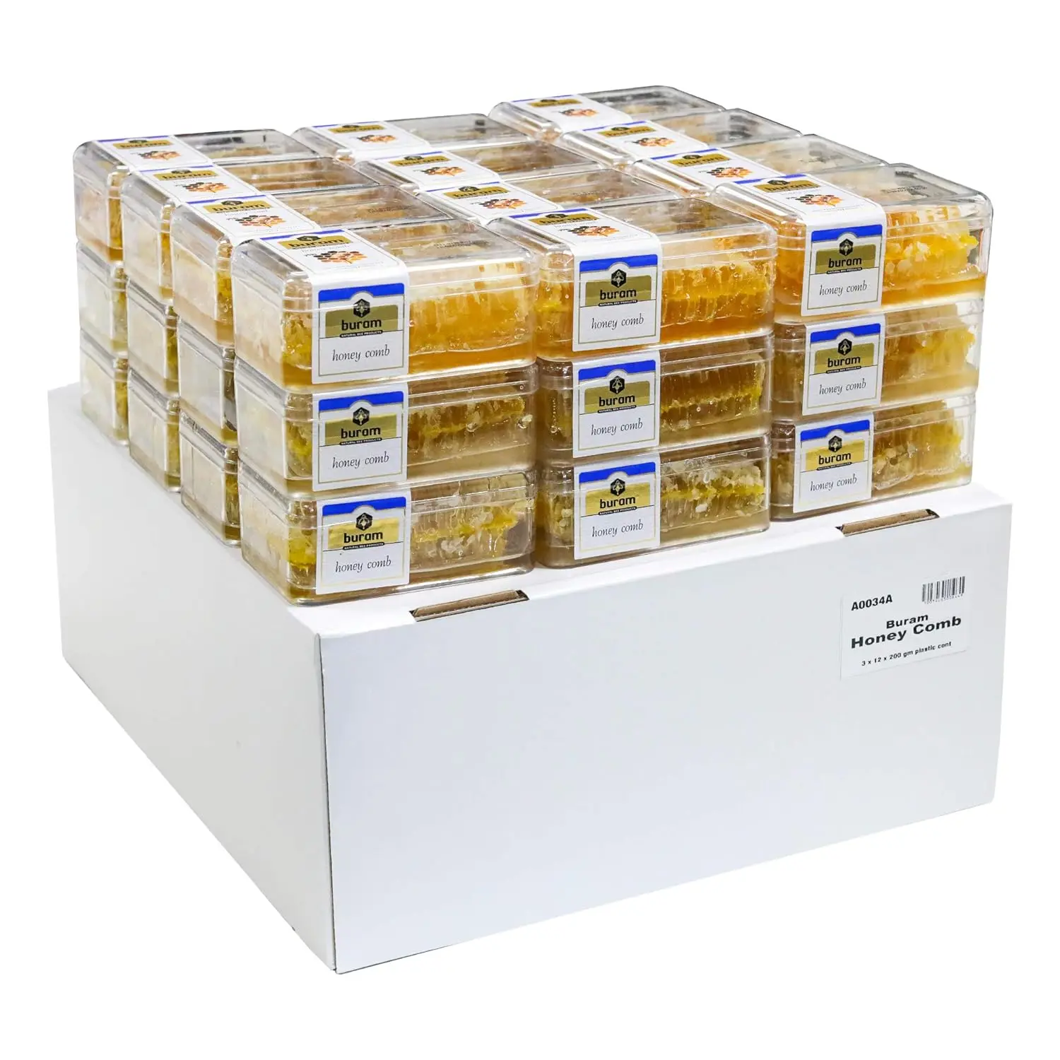 500g All Natural Raw Honeycomb 100% Honey Pure Turkish Raw Honey Comb -100% All Natural Edible Honey Combs Raw Edible