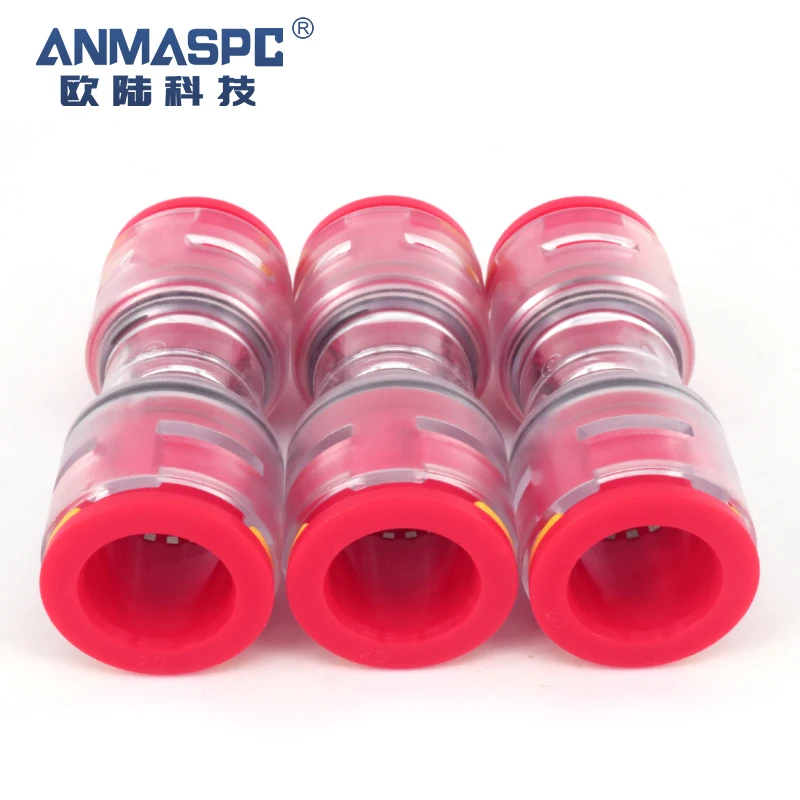 Straight Microduct Connector Accessories HDPE Connector Telecom Connector for Fiber Optic Equipment