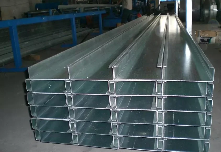 Metal stud and track drywall profile U profile making equipment C channel roll former Z purlin roll forming machine