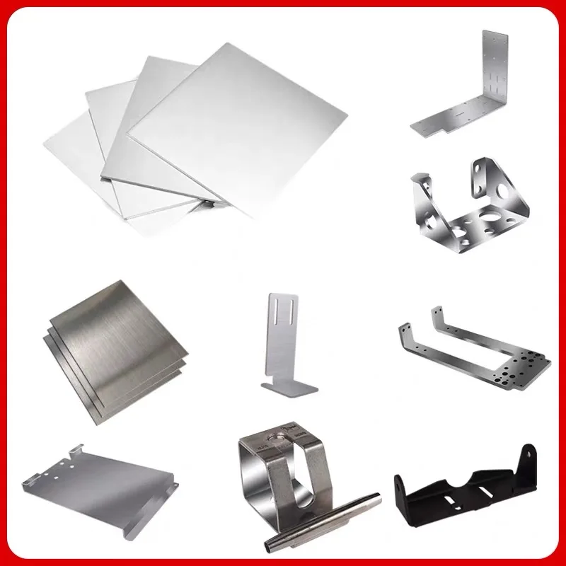 Stainless steel plate processing 304/316L 0.01mm  thickness laser cutting bending welding drawing plate to figure custom