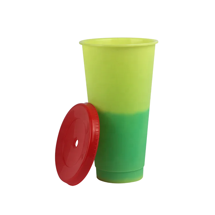 
Personalized Custom Plastic Temperature Color Change Mood Stadium Cups 