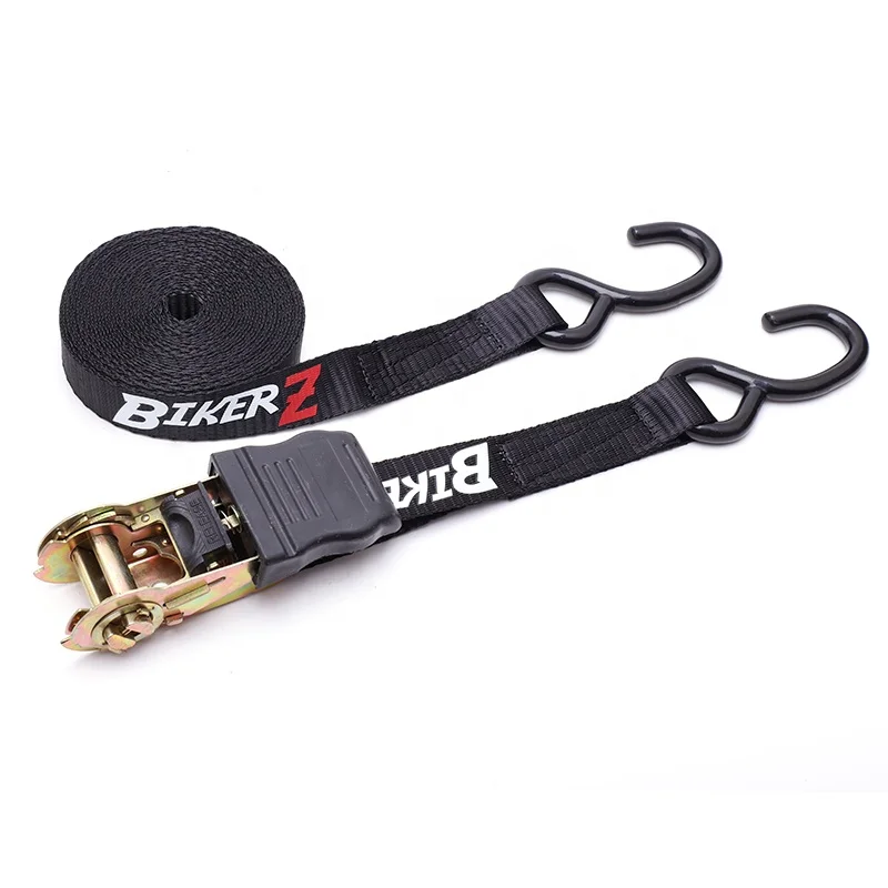 Wheel Chock Tie Down Strap Trailer Tire Ratchet Straps cam buckle strap