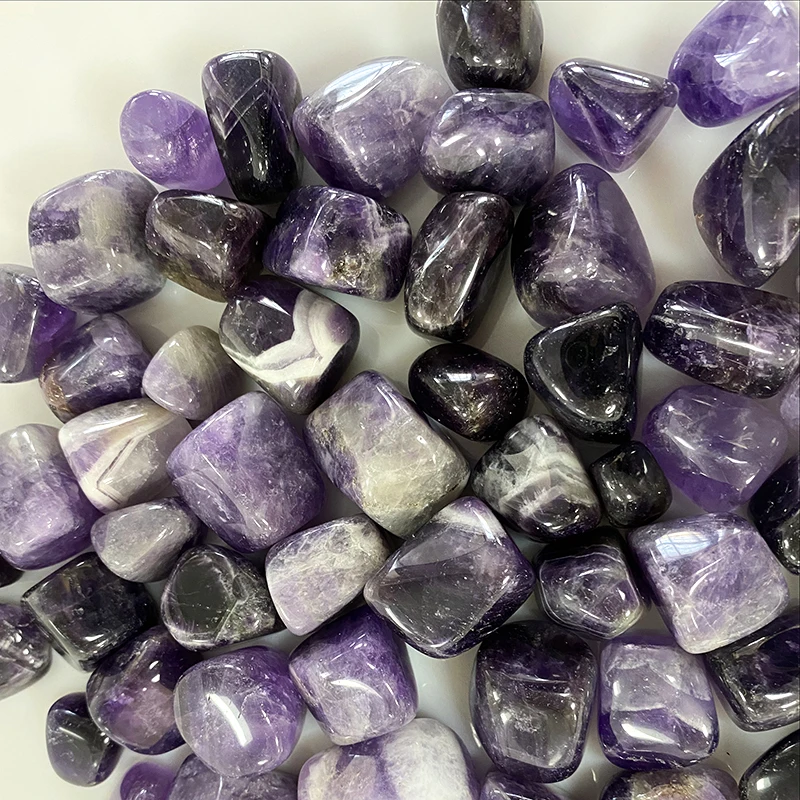 custom 2cm gems blocks cube tumbled crystals stone gemstone polished amethyst cube tumble