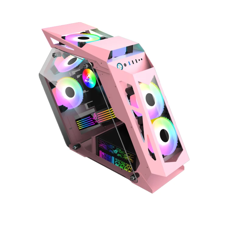 Корпус для компьютера и башенный корпус для игровых компьютеров ATX/Micro ATX/ITX корпус для компьютера с вентиляторами ARGB