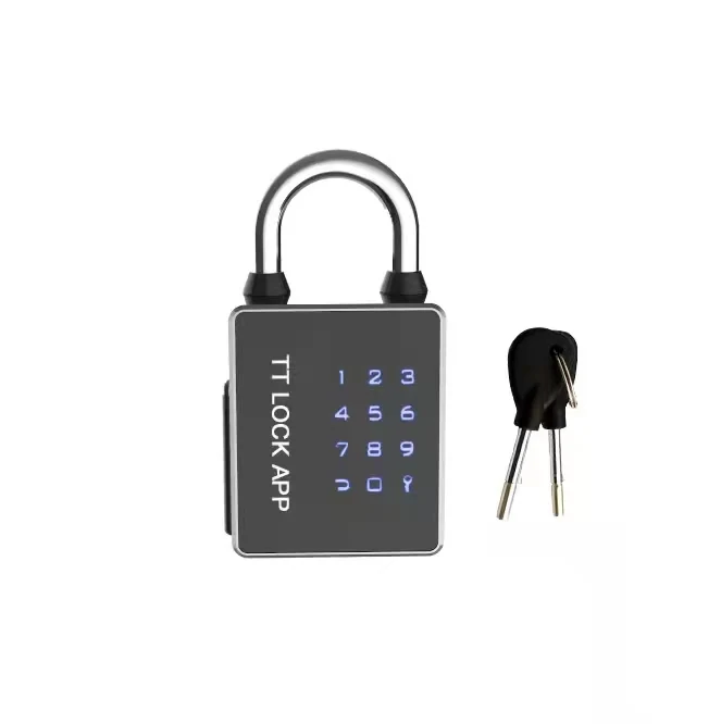 IP65 waterproof digital security padlock NFC APP CARD code SMART electronic padlock with a key