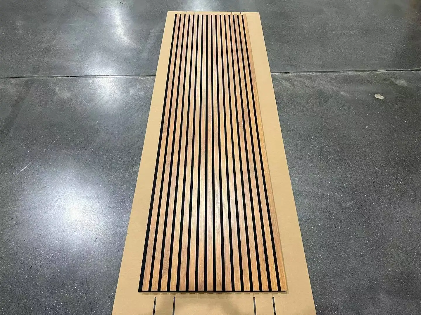 MDF Polyester Fiber WPC Other Home Decor Boards Interior Soundproof Wooden Grain Slat Acoustic Foam Wall Panels