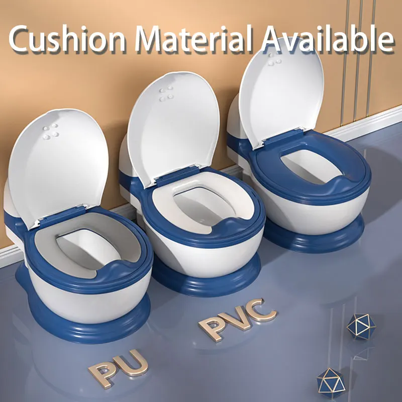 2024 new products baby training toilet seat plastic PP material portable baby potty chair splash guard seat trainer for kids