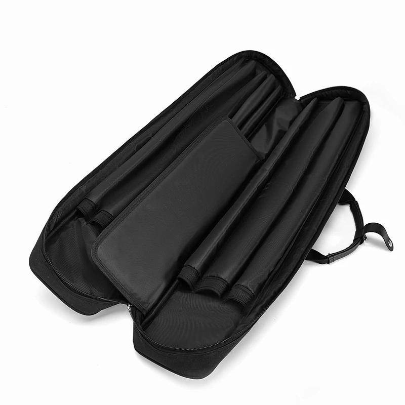 Wholesale Waterproof 1/2 Cue Stick Snooker & Billiard Carrying Case with Stick Holder 3B 4S Pool Cue Bag(only bag)