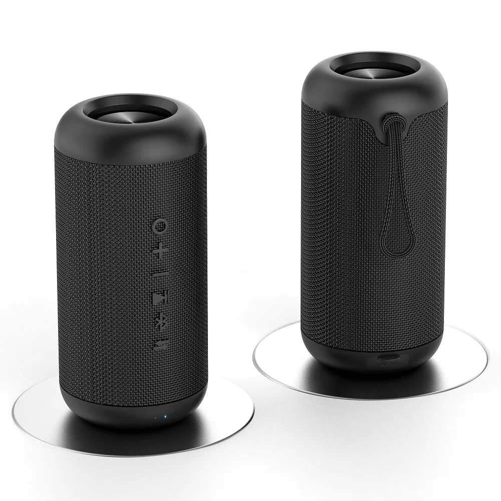 USAMS IPX6 Waterproof Built-in Battery Surround Sound BT 5.0 Portable Outdoor Wireless Speaker