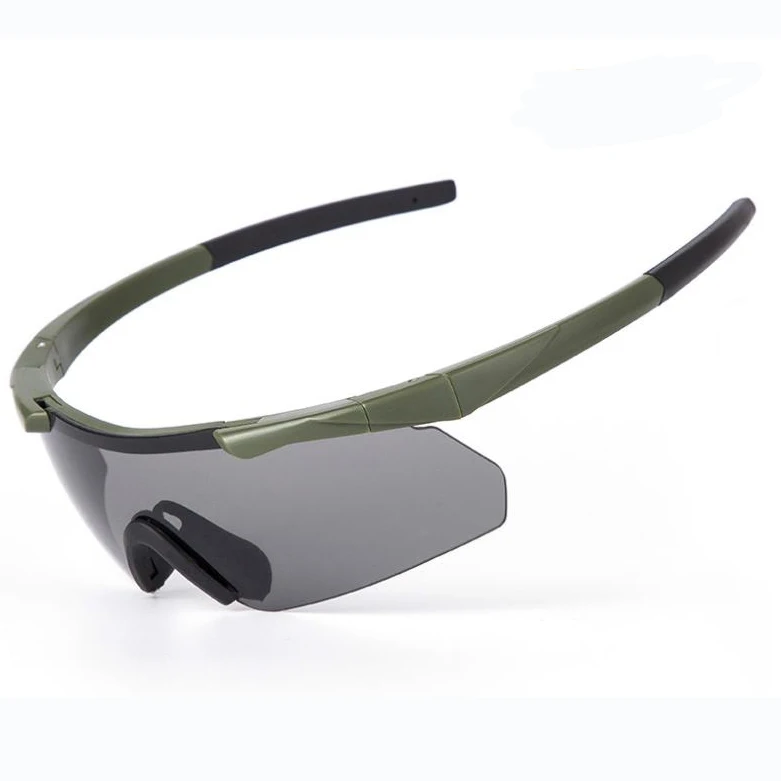 High anti-impact anti-fog Shooting Tactical Glasses Outdoor Cycling Bicycle Evewear Sunglasses