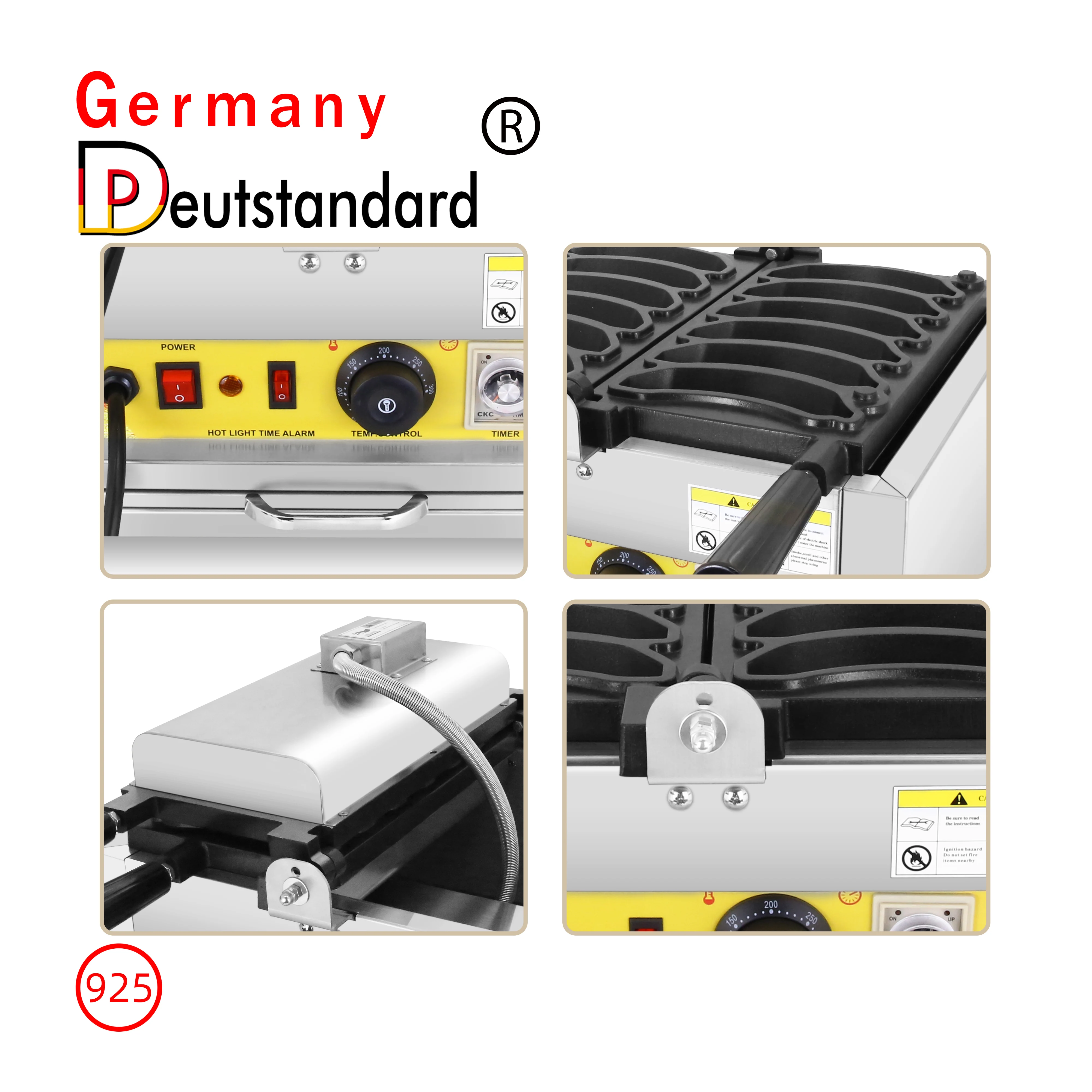 banana shaped waffle machine customize waffle machine factory for sale