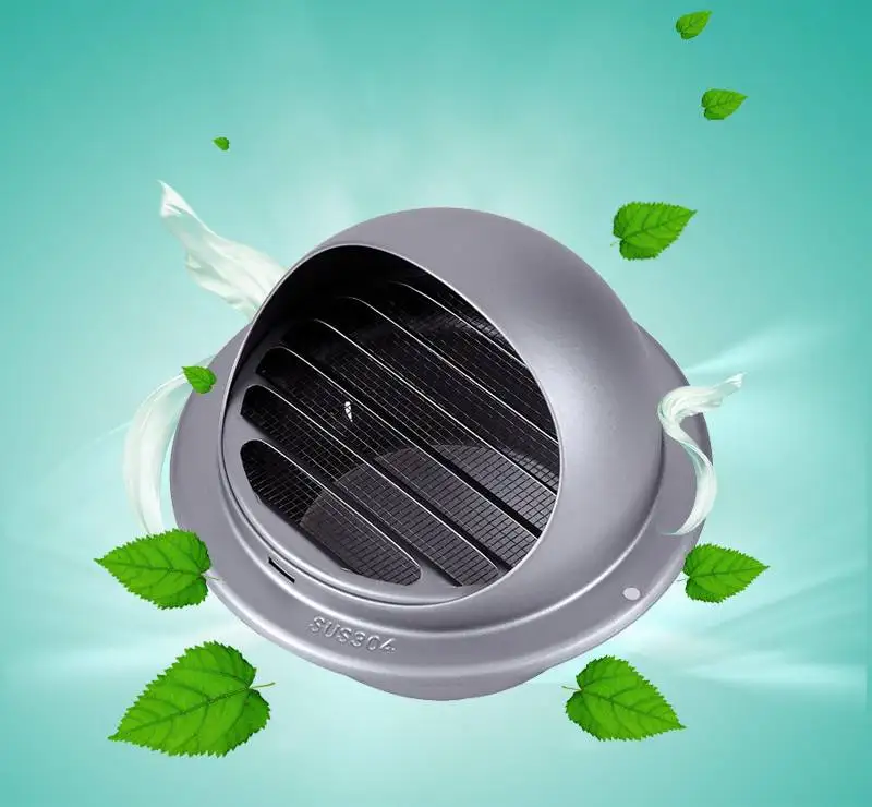 Good Coating 4 5 6 inch 304/201 Stainless Steel Ventilation Exhaust Grille Wall Ceiling Grille Ducting Vent Cover