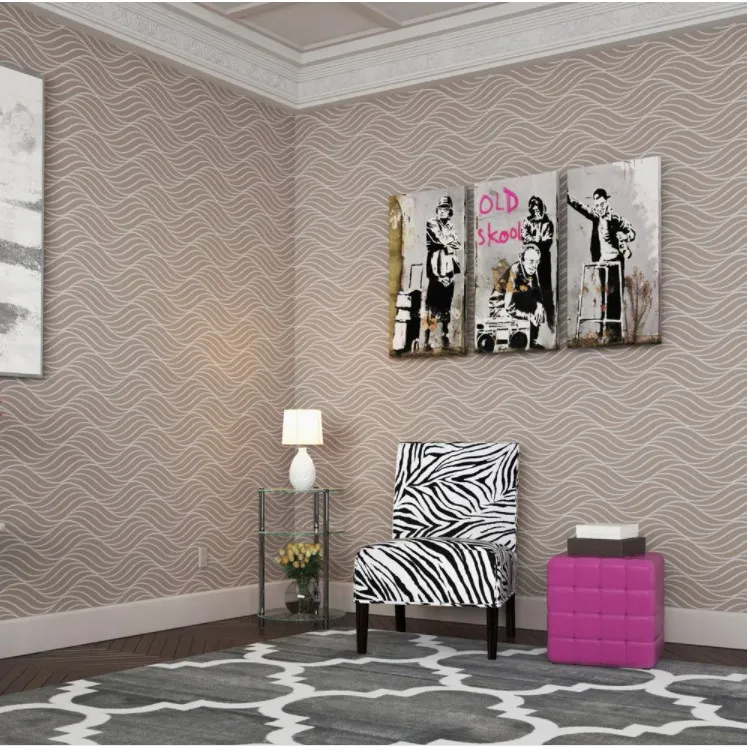 Modern saving three-layer glass small side table tea table sofa bedroom head of bed