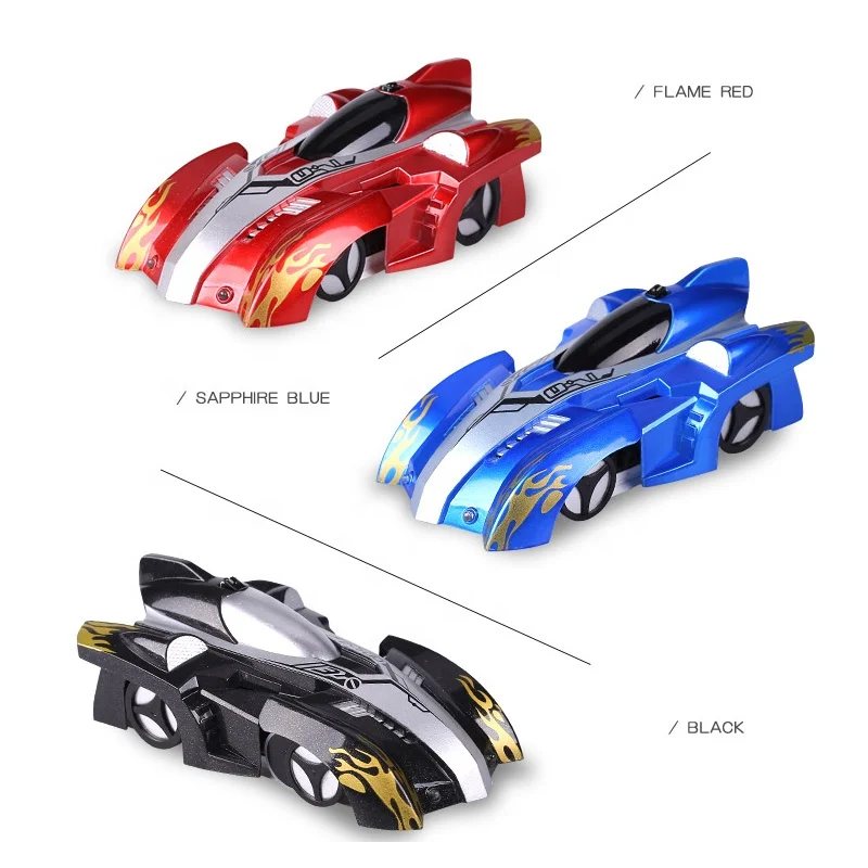 Electric Rechargeable Wall Climbing Stunt Car Suction Remote Control Car Toy