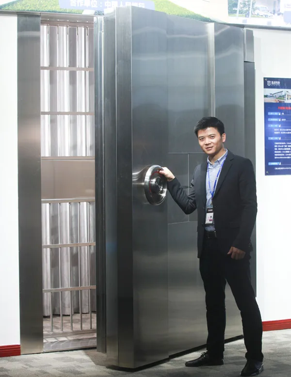 Anti-burglary explosion-proof stainless steel vault door strong room door for Bank and private vault with time lock