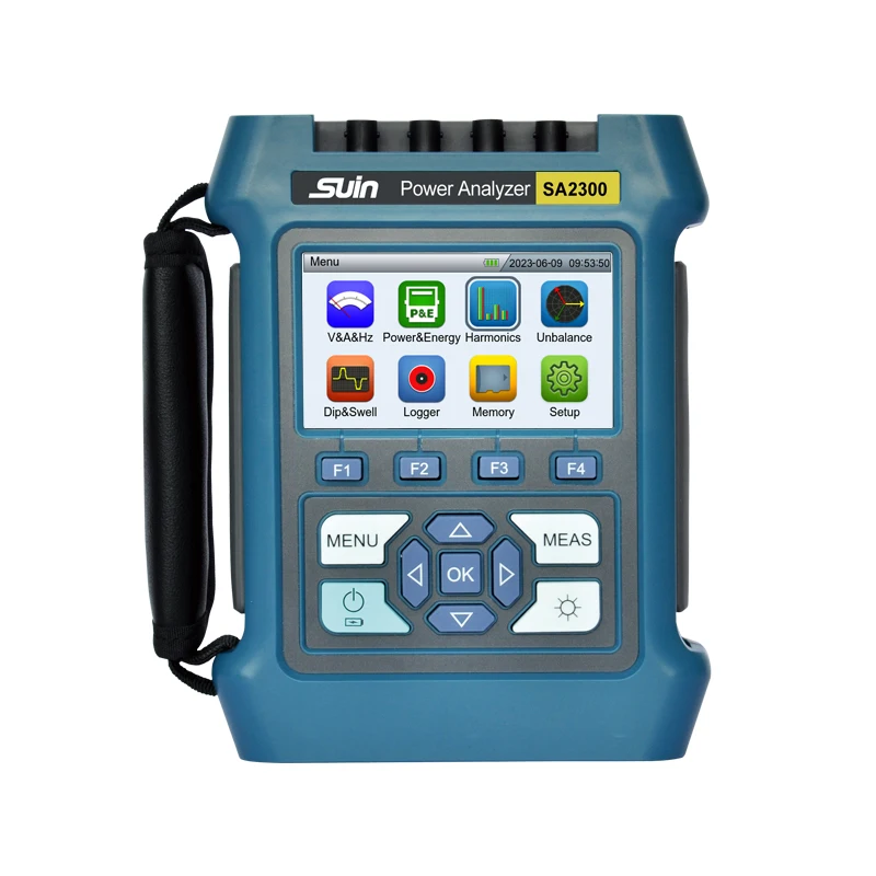 high quality portable handheld Suin SA2300 digital three phase digital power analyzer