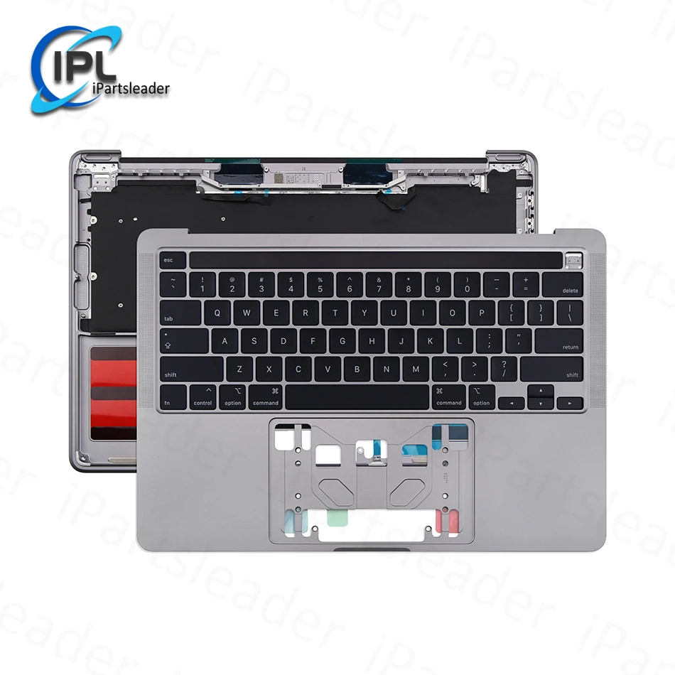Оригинальная клавиатура 2020 A2289 Topcase, серая, серебристая для Macbook Pro, 13 дюймов, сенсорная панель Retina, английская Сенсорная панель США, подсветка динамика и т. д.