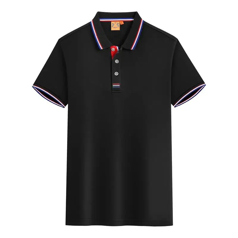 53% cotton 47% polyester Golf Polo Shirt Custom  t shirt men and women sports T-shirt Wholesale price