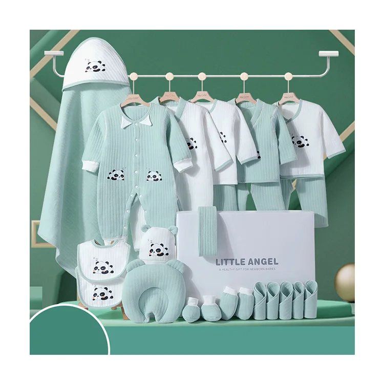High Quality Custom Wholesale Baby Clothing Sets Gift Newborn Baby Gifts Box Set Clothes New Born Baby Girl Clothes Set