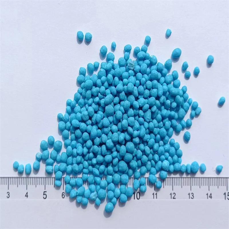 Compound Fertilizer NPK 33-3-0+9.5S  light blue color granular manufacturer