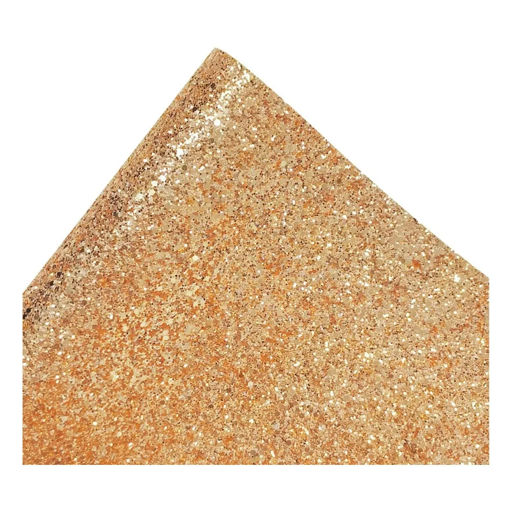Shiny Chunky Glitter Faux Leather Fabric Synthetic PU Leather for DIY Sewing Crafts Wedding Party Hair Clips Decoration Favors