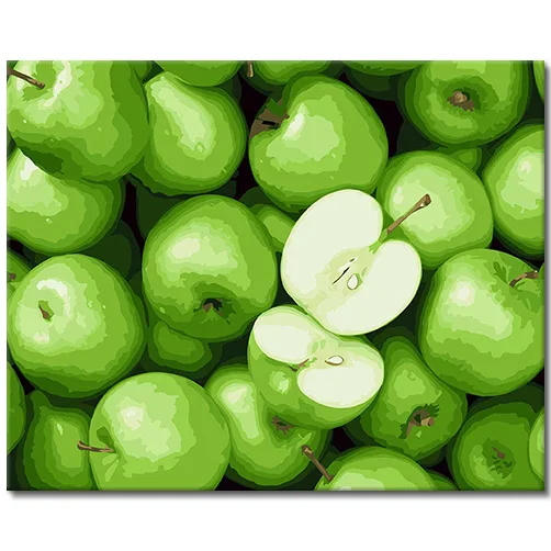 Hanging 3d Wall Art Home Decor Framed Still Life Paintings Fruits  Painting By Numbers Art Handpainted Digital Oil Paintings