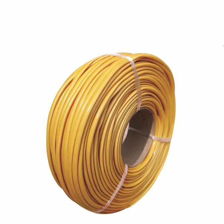 F Class Amber Color Electric Motor Insulating Polyurethane Varnish PU Fiberglass Sleeve