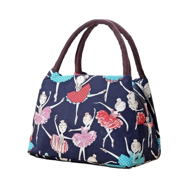 Portable Fashion Thermal Insulated Bags Food Picnic Lunch Bag cooler bag