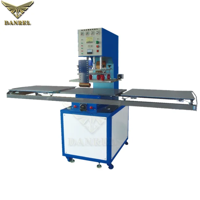 Semiautomatic 8KW Shuttle Tray Type High Frequency Welding Machine for PVC Coil Car Mats, Carpets Leather Pad DANREL DR-T8