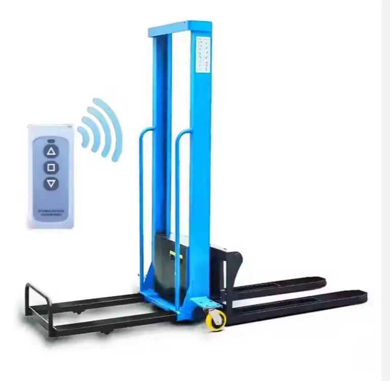 Factory price 1T 2T full-electric portable self loading pallet stacker ladder truck mounted forklift electric walkie forklift