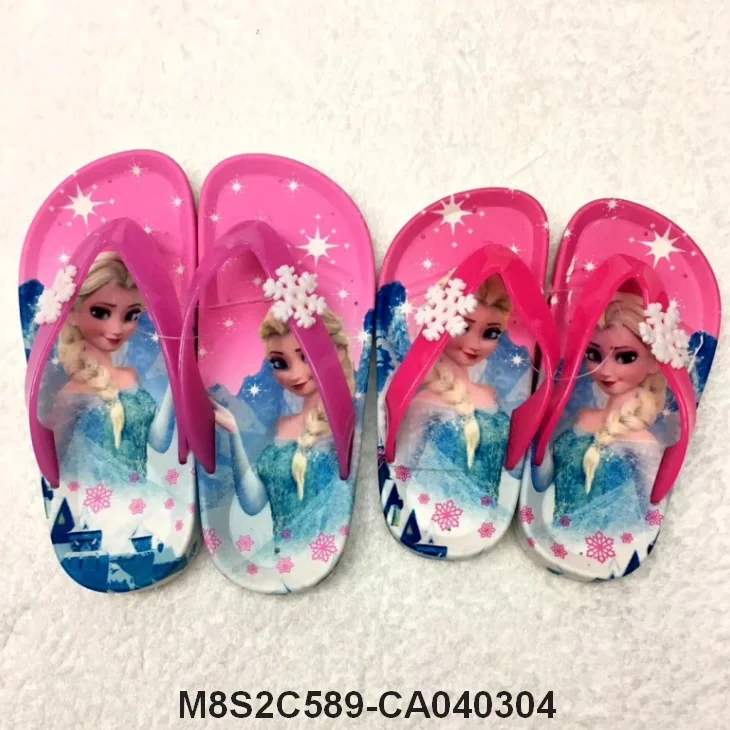 Kids beach shoes slippers cartoon slippers children flip flops