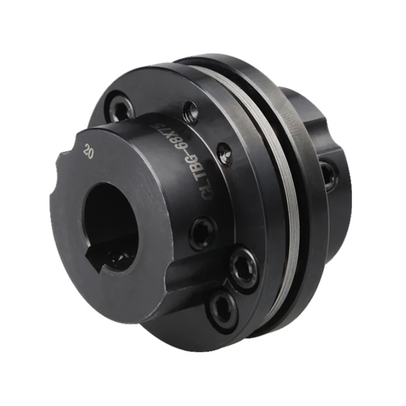 HongTian Flexible flange shaft dsic spacer coupling with keyway GSTBG