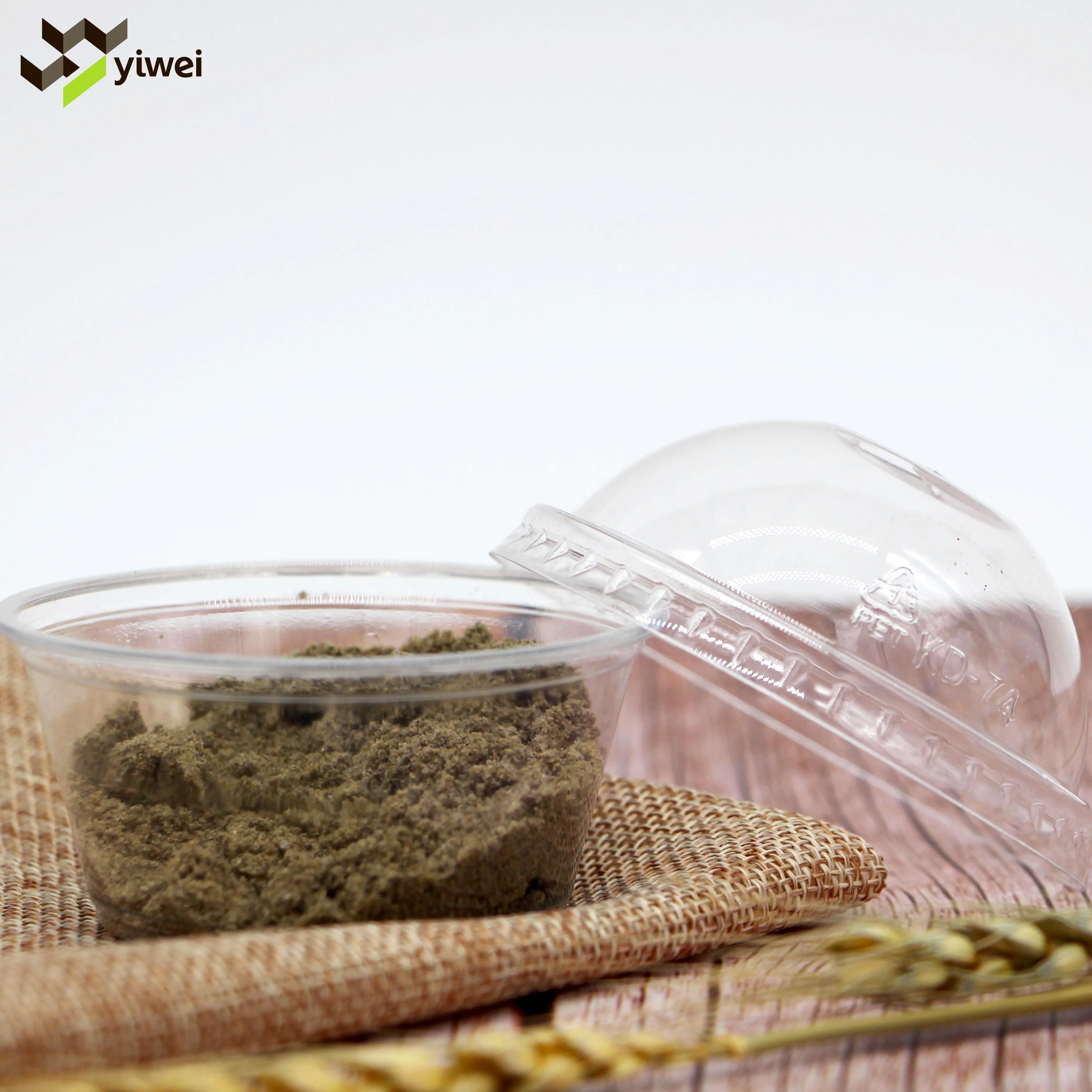 Restaurant Used Clear Disposable Portion Control Cup With Lid, PET Plastic sauce cup/