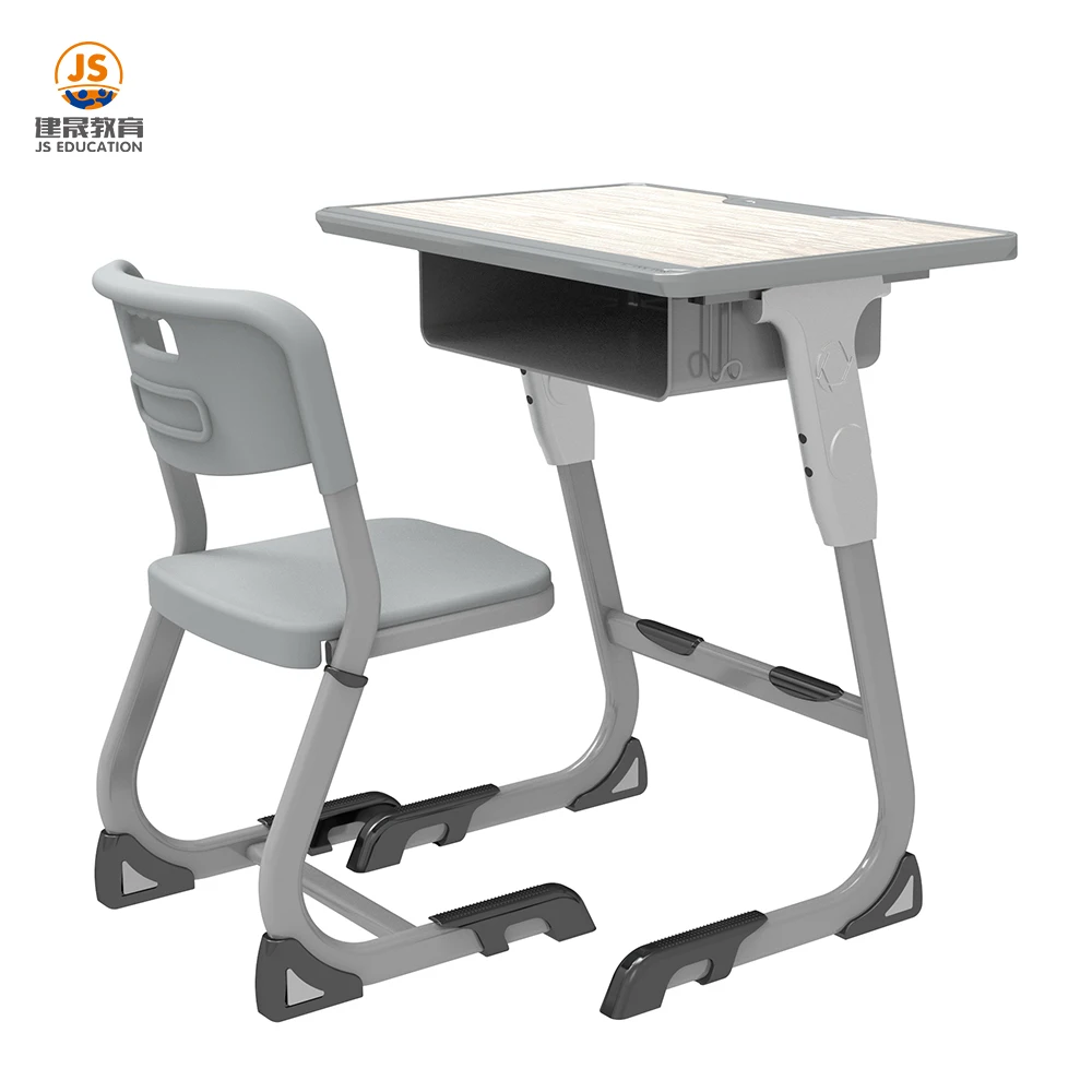 Modern style suits height adjustable montessori school furniture classroom desk and chair set