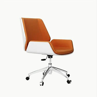 New Style High Quality Modern Minimalist Single Seat Leather Leisure Chair with Solid Wood Feet for Home Office Furniture Chair