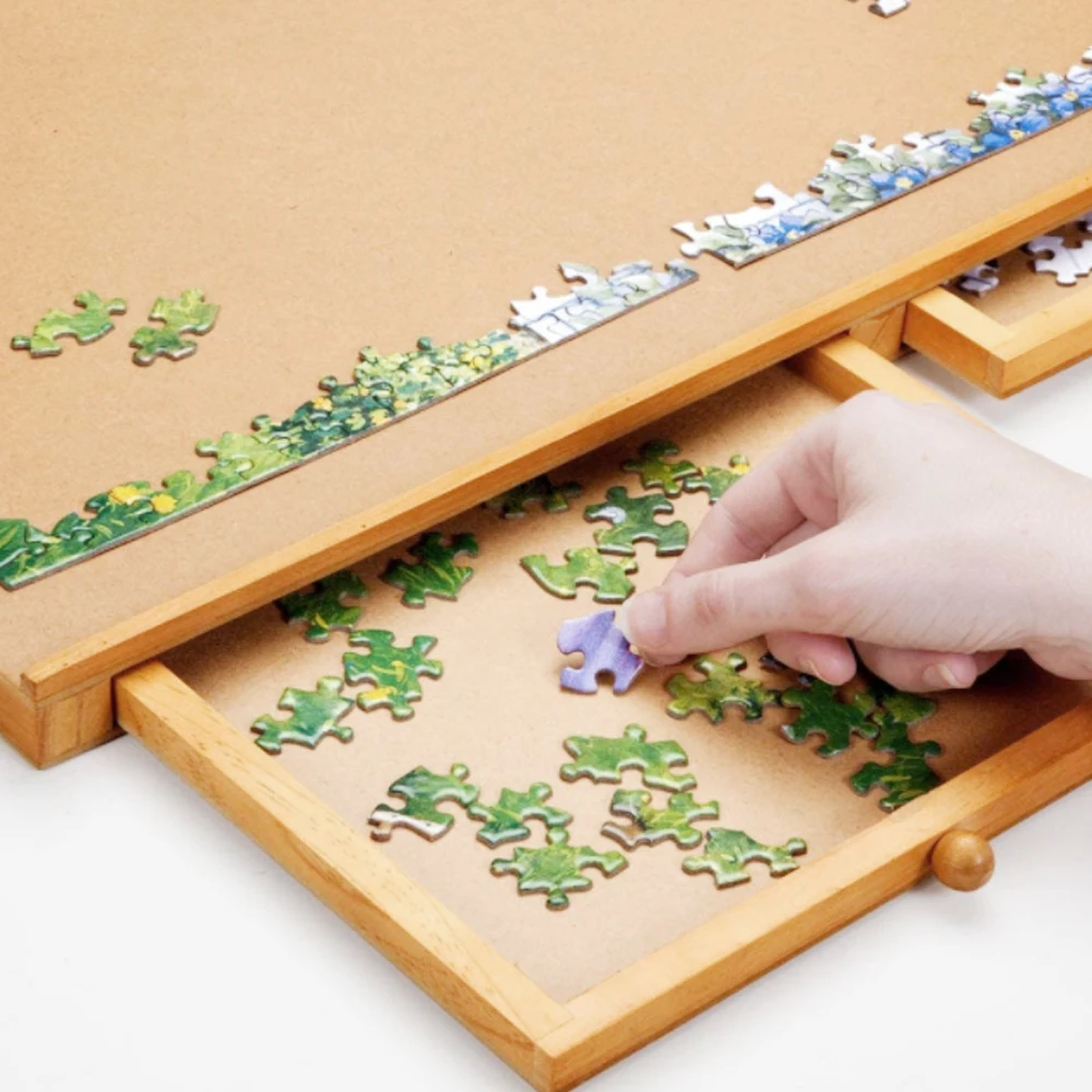 Деревянная головоломка с 4 выдвижными ящиками 1500 и 1000