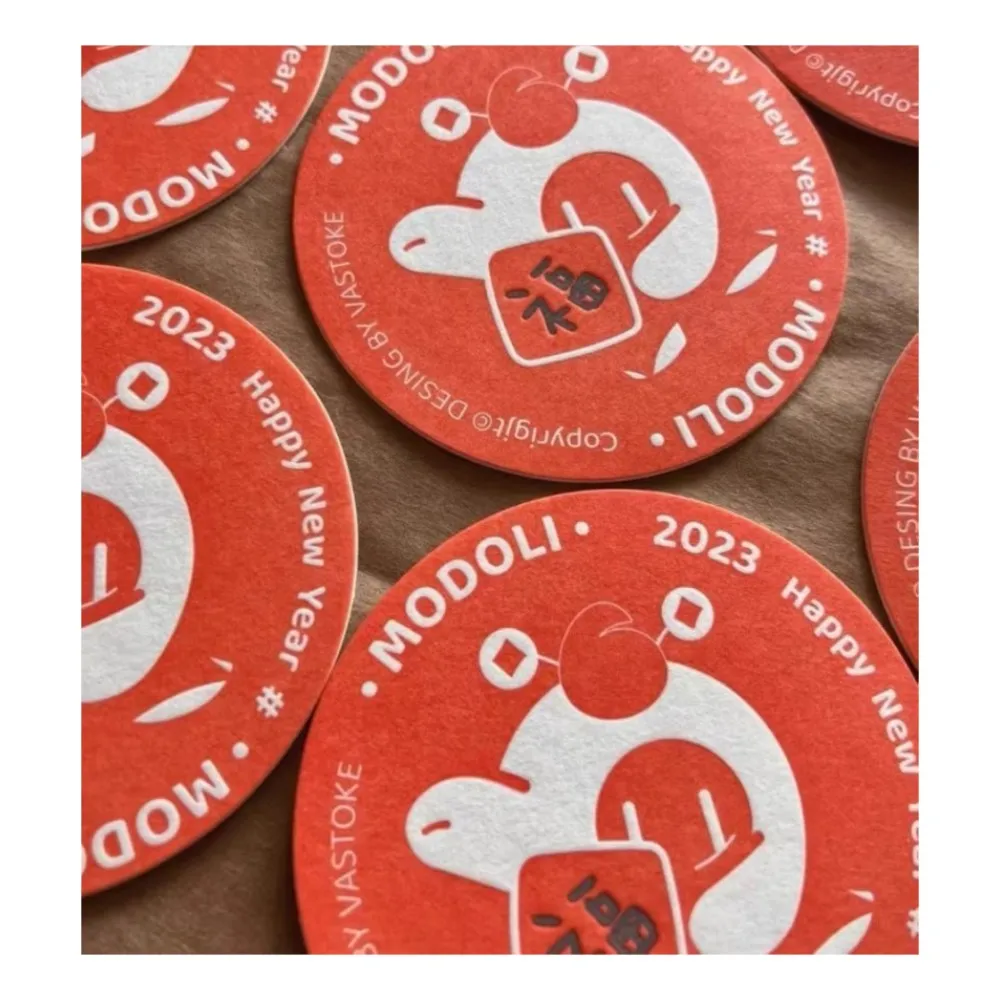 Factory Office Hotel Cardboard Water Super Absorbent Cup Paper Beer Coasters For Drink paper coaster