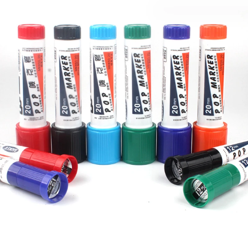 Jumbo Window Thick Car Chalkboard Markers for Kids Restaurant Blackboard Glass Bistro Car Paint Wet Erasable