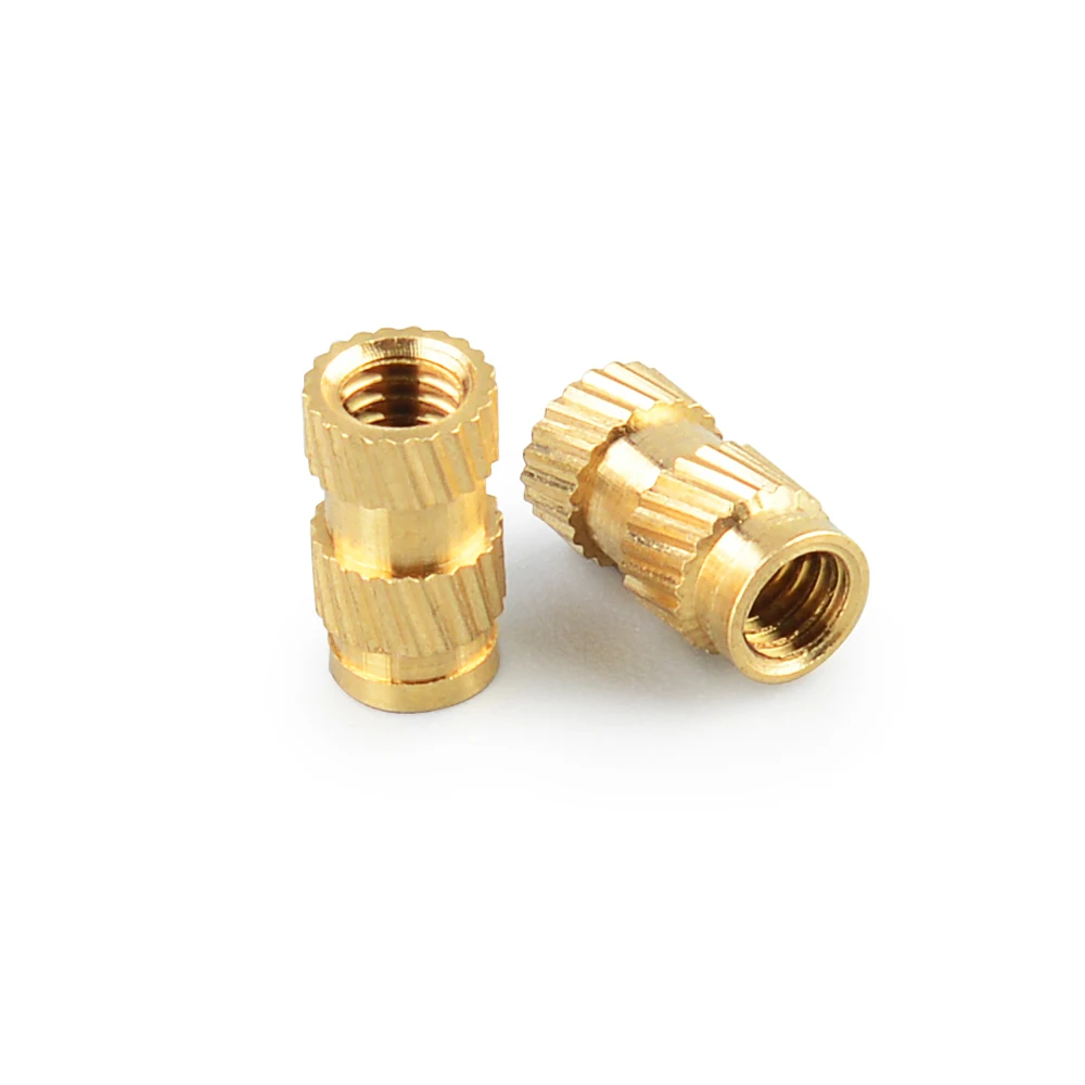 brass inserts hex atv hexagon Injection molding Knurled Brass Material bolt insert nut