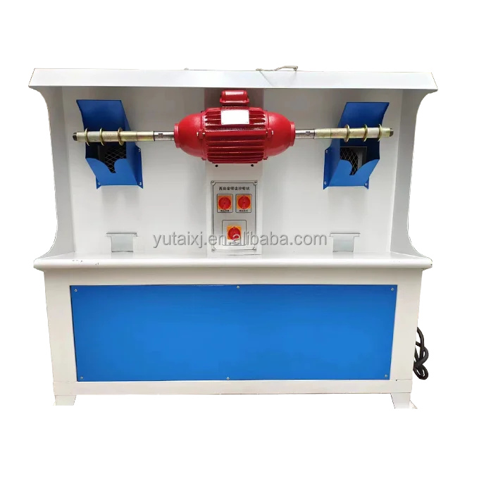 shoe maker YT-1050 double-head leather buffing grinding machine for shoes/sole shoe last