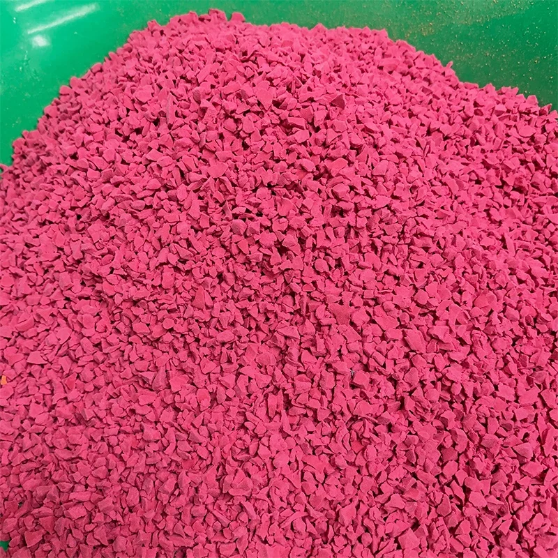High elasticity EPDM rubber granule for sports field Non-toxic rubber granule Color fadeless epdm rubber for outdoor playground