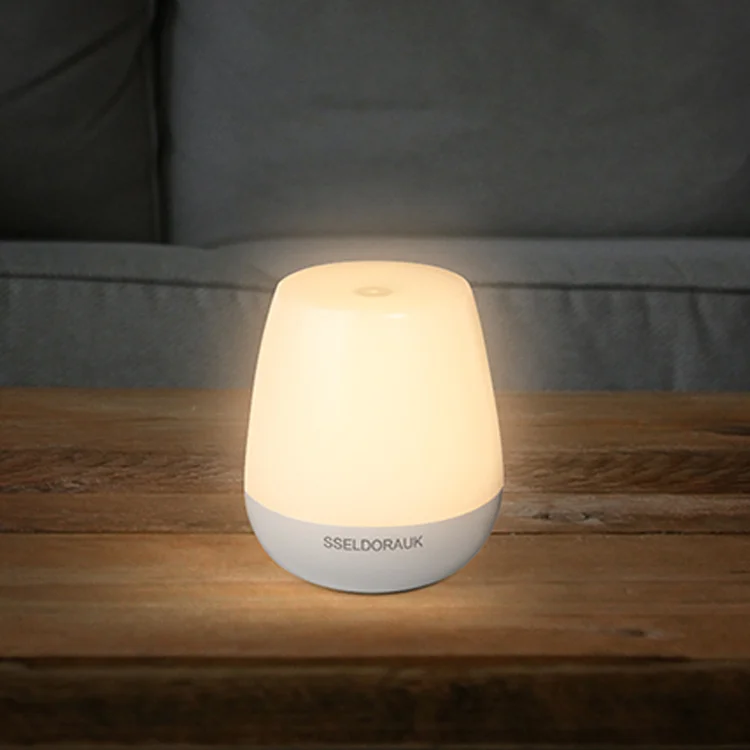 Home Children LED Night Light Sensor Touch Night Table Lamp Remote Control Rechargeable Reading Light