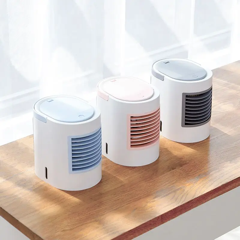 
Portable Air Conditioner Fan Ultra-Quiet Purifier Cooling Personal Space Air Cooler Mini Table Fan Air Circulator 