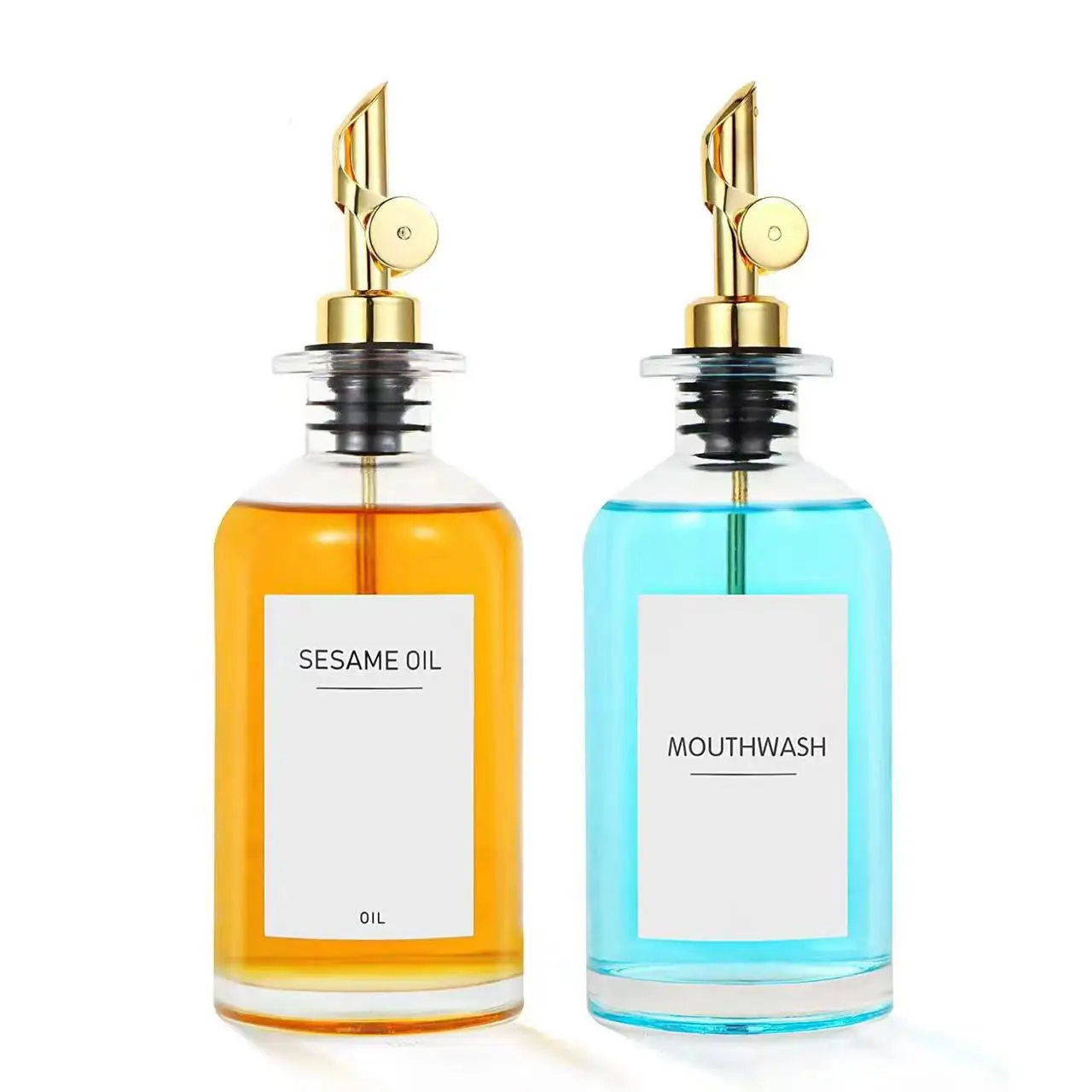 Кухонное масло прозрачное стекло дозатор оливкового масла бутылка дозатор мыла бутылка кофе сироп стеклянный дозатор бутылки