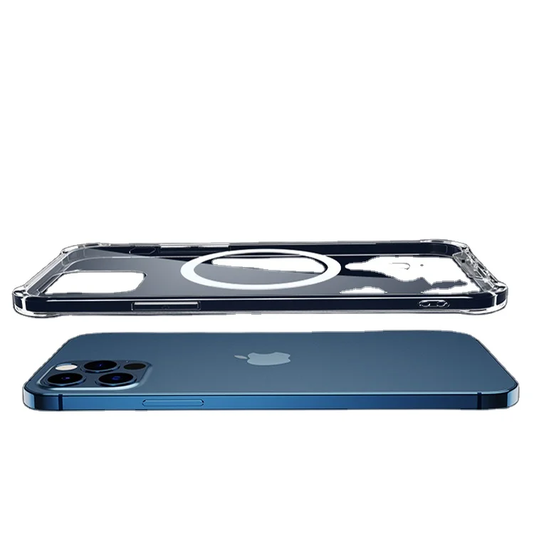 Bekey factory Magnetic Adsorption Magnet Mobile Phone Case For iPhone Xs Max XR 11 ProFor iPhone 12 magnet phone case