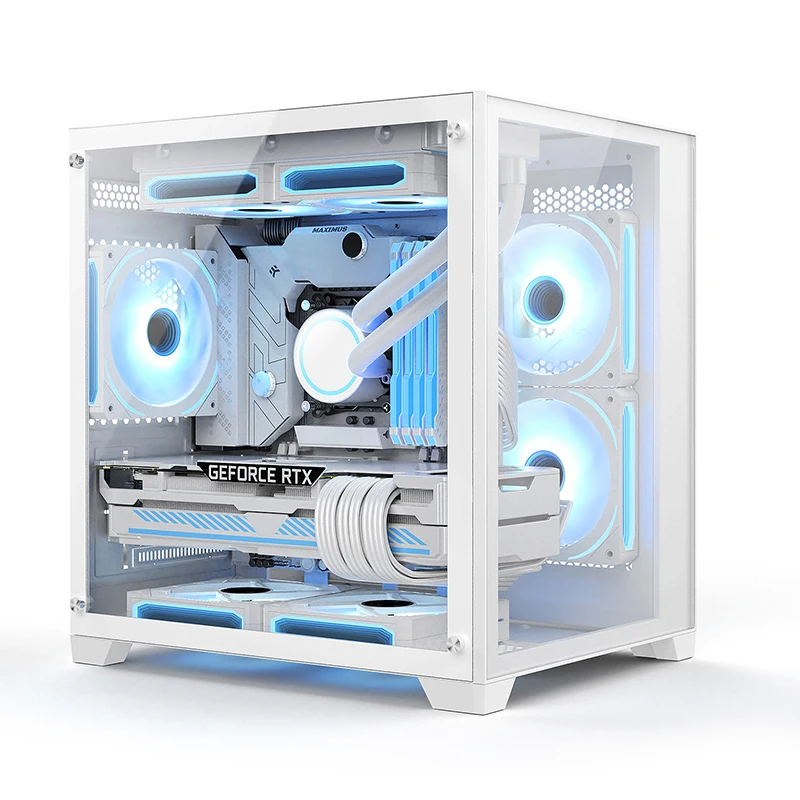 Most Popular High Quality Gaming PC Desktop Computer Gaming RGB ATX Computer Case Frame Chassis & Towers CPU Cabinet