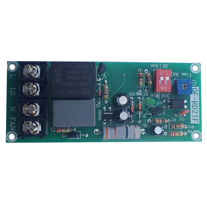 High Quality Delay Turn OFF Module AC 110V 220V 230V 240V Delay Turn OFF Module Relay Timer Control Switch For Fan