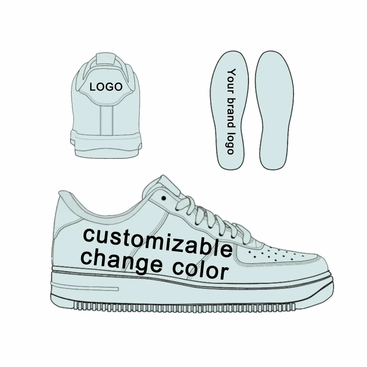 Qingdi high quality 2022 safty shoes work steel toe green color anti slip sole men safty boots safety shoes work
