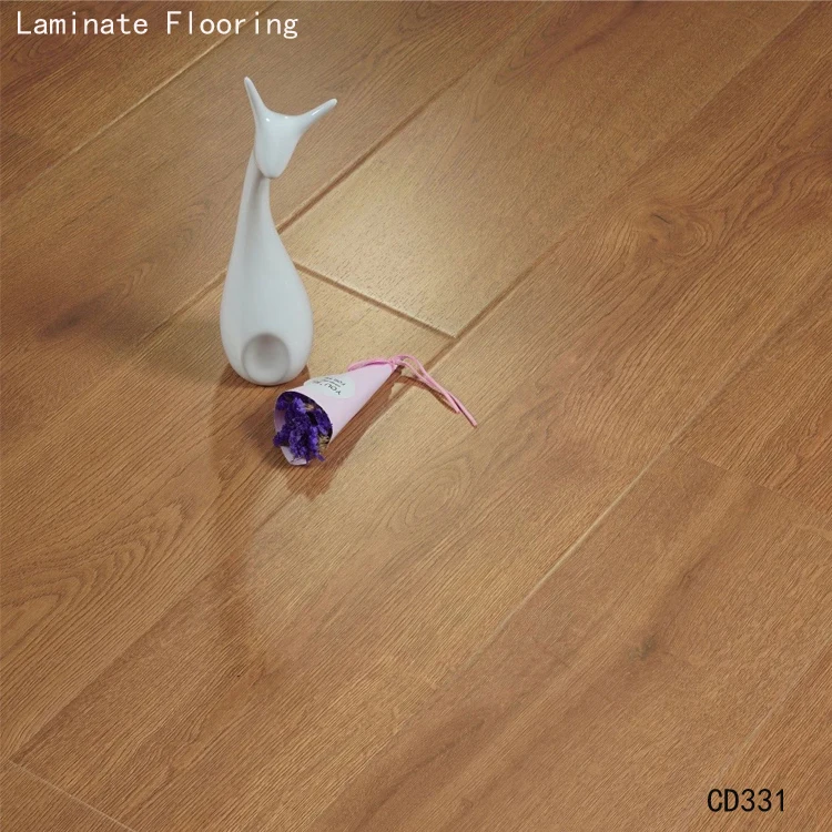 German Technology Laminate Flooring China Manufacturer hdf  High gloss Wood Flooring 8mm 12mm